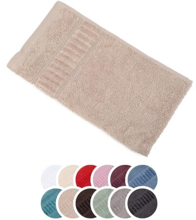 liebling Gästetuch Bio Baumwolle, Serie Organic, 500 gr. / m², 30 x 50 cm, 60 Grad, saugstark, schnelltrocknend, Farbe: Taupe
