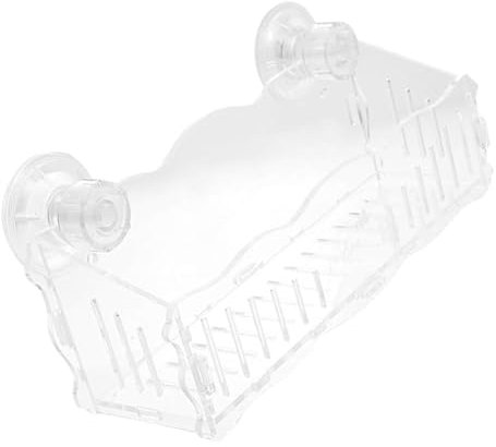 Mbiyhgta Ventouses pour aquarium – Support de en acrylique transparent pour aquarium, pot de fleurs avec ventouse | Petit pot de fleurs pour aquarium, pot de fleurs transparent pour décoration