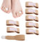 8PCS Hammer Toe Straightener Broken Toe Wraps Splint Bandages Hammer Toe Splints Hammer Toe Straighteners Non-Slip Toe Cushioned Bandages for Hammer Toes Broken Toes Crooked Toes & Overlapping Toe