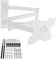 XTRARM Axis XL 108,5cm Soporte de Pared para TV inclinable y Giratorio, TV -25 kg, VESA 200 Blanco