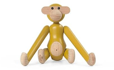 Kay Bojesen Monkey, Vintage Yellow, Mini