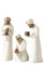 Krippenset Born Scene Willow-Tree Figur, Figuren Krippe Harz, Geburt Belen Weihnachten, Weihnachtskrippe mit Figuren, Figuren Weihnachtskrippe, Figuren Krippe Harz Heilige Familie, Dekoration(B)