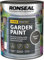 SuperGift.com Garden paint adds colour, waterproofs, and improves water repellence (Charcoal Grey, 0.75 Liters)