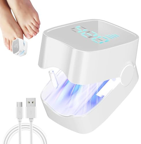 Dispositif Laser pour Mycose Des Ongles, Mycose Ongles des Pieds Nettoyage et Réparation Ongles Traitement, 7 Min Par Jour Améliorer Fongique,Pour Plusieurs Ongles des Mains Et des Pieds