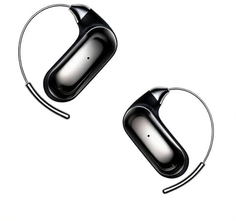 Xmenha Open Over Ear Earbuds Wireless Bluetooth Open Ear Headphones | Out Of Ear Wireless Open Ear Earbuds Over Ear Hook Bone Air Conduction Earbuds That Don'T Go In Your Ear Outside Ear