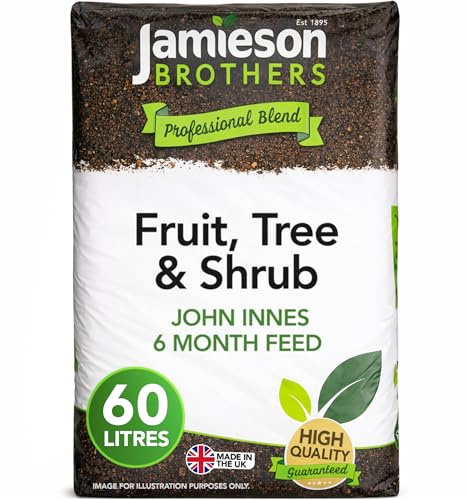 Jamieson Brothers Fruit, Tree & Shrub Compost with 6 Months Feed - 60L