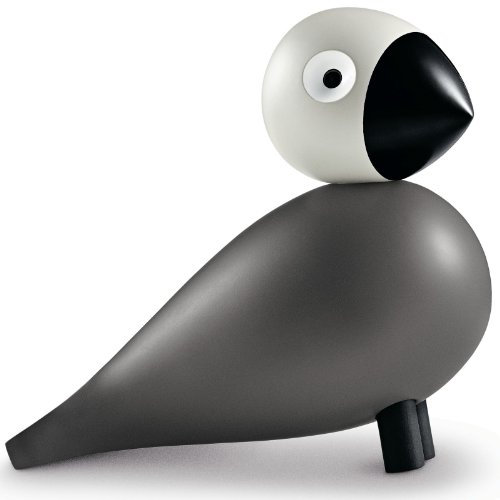Kay Bojesen Ernst Singvogel Figuren 15.5 cm Singvögel Weihnachtsdekoration, grau
