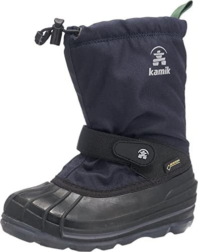 Kamik Unisex-Jungen Waterbug8g Winterstiefel, Blau (Navy/Marine), 26 EU