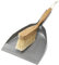 Addis Kehrschaufel & Bambus Handfeger Set, grau & Natur, Bambus, grau/Holz, 35 x 22 x 6 cm, 517677