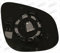 CRISTAL ESPEJO RETROVISOR + SOPORTE CRISTAL IZQUIERDO ASFERICO CROMADO 63002842