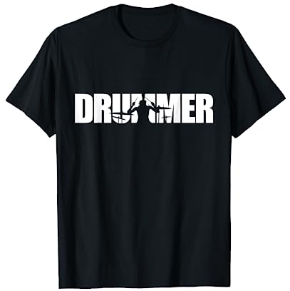 Drummer Design Schlagzeug und Trommler Schlagzeuger T-Shirt