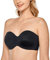 DELIMIRA Women's Strapless Bras Underwire Support Non Padded Plus Size Minimiser Bra Black 36E