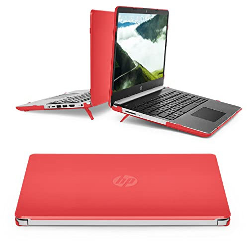 mCover - Custodia Rigida per Computer Portatili 14 HP Pavilion 14S-DQ / 14-DQ / 14S-FQ (Non Compatibile con Altri HP Pavilion Series) Rosso