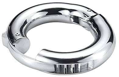 Verstellbarer Penisbindungsring aus Edelstahl von Jinqian Metall Penis Ring Cock ringe Eichel Ring Vorhaut-Ring Ejakulationsverzögerung Vorhautkorrektur-Ring (S - Einstellbarer Bereich 30-40mm)