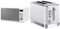 Russell Hobbs RHM2079A 20L Digital 800w Solo Microwave White & 24370 White Inspire High Gloss Plastic Two Slice Toaster