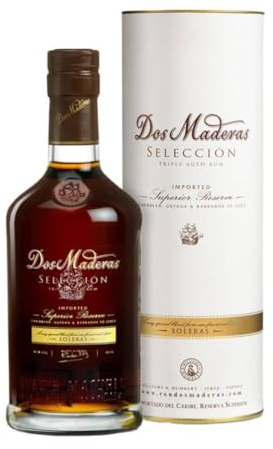RON DOS MADERAS SELECCIÓN TRIPLE ACED SUPERIOR RESERVA 70 CL EN CAJA