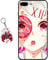 Staremeplz Compatible with iPhone 7 Plus/iPhone 8 Plus Case Anime Design [With Figure Keychain], Soft Silicone Flexible TPU Animation Phone Case for iPhone 7 Plus/iPhone 8 Plus