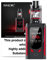 SMOK R Kiss Vaping Kit, Compact, Powerful Performance, Flavourful Experience, Powered by I8650 Batteries NOT INCLUDED, 2mL, E Cigarettes, E Cig, SMOK Vaping, No Nicotine (Black Red)