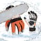 Vgo... 1Paar 0℃/32°F Kettensägenhandschuhe in Winter, 12-lagiger Kettensägenschutz, Arbeitshandschuhe aus Leder, Mechanikerhandschuhe (GA8912FWCS)