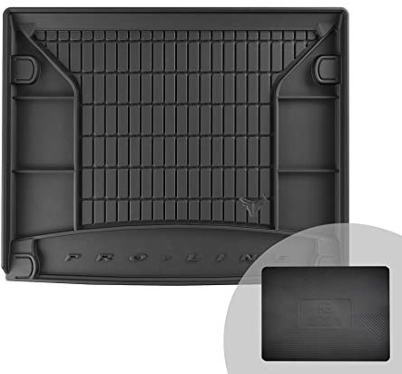 FROGUM ProLine 3D Alfombrilla Exclusiva de Goma cubeta Maletero para Peugeot Rifter Desde 2018 | Práctico Organizador | Los Bordes más Altos | Al Tamaño
