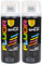 Etrexonline Pintura Spray Multicolor Profesional 400ml Adecuado Metal Madera y Plástico - Color Barniz Brillante (Paquete de 2)
