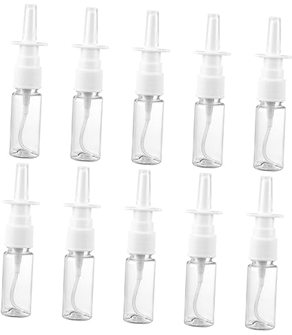COHEALI Glasflasche Nasenspray Nasensprayflasche 10 10 -Sprühflaschen Nasenpflegesprayer Nasenaromadiffusor Ätherische Öle Parfümaufbewahrungsflaschen Flaschen