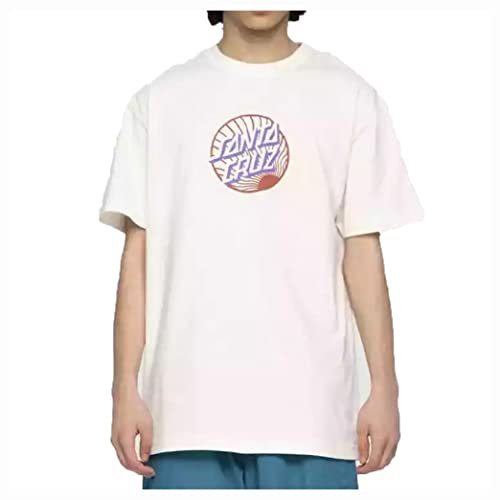 SANTA CRUZ T-Shirt Retread Front DOT Herren Original garantiert Skateboard - unblached Cotton, Unblached Baumwolle, XL