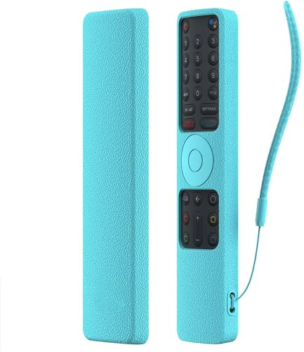 Silikonhülle Kompatibel mit Xiaomi Mi Smart TV 4S Fernbedienung, Fernbedienungsschale für Xiaomi Smart TV, stoßfeste Schutzhülle für Xiaomi TV Fernbedienung