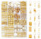 WLLHYF 230 Stück Haarschmuck für Zöpfe Loc-Haare Dreadlocks Metall-Haarspulen Ringe Manschetten Clips goldene Haar-Charms Anhänger Haar-Styling-Zubehör Dekorationen für Frauen und Mädchen