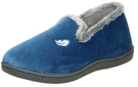 PLUMAFLEX - Zapatillas tela para casa hogar para mujer en color azul Lona Mujer color: JEANS talla: 41