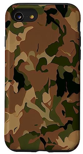 Hülle für iPhone SE (2020) / 7 / 8 Jagd Camouflage Camo Grün Braun
