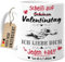 Tassenliebling® Pärchen Tasse personalisiert - ... auf Valentinstag. Ich liebe dich jeden Tag - Lustiges Geschenk für ihn - Liebesgeschenke Partner Mann