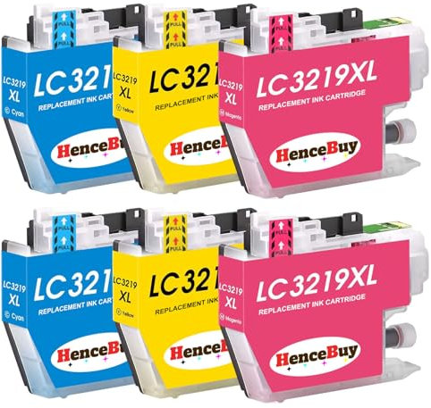 HenceBuy LC3219XL Patronen Kompatibel für Brother LC3219 XL LC-3219XL LC3217 Druckerpatronen für Brother MFC-J5330DW MFC-J5730DW MFC-J5335DW MFC-J6930DW MFC-J6530DW MFC-J5930DW MFC-J6935DW (6er-Pack)