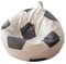 BKEKM Creative Bean Bag Chair Football Shape Lazy Sofa Chair With Filling Bean Bag Lounger 80cm /100cm Leather Floor Sofa Chair