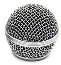 Ersatzgitter für Shure SM58 PG58 BETA58A BETA87A, Gesangsmikrofon Kugelkopf Drahtlosmikrofone Gitter Windschutz (SM58)