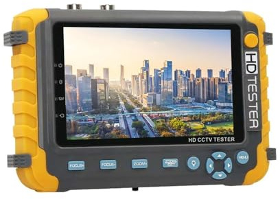 Tester per telecamere IP, 5 Pollici IV8W CCTV Tester 8MP AHD TVI CVI CCTV Tester A Macchina Fotografica Mini Monitor Video Telecamere Tester AHD CVBS Monitor Poe Tester Strumenti Corpo piccolo, portat