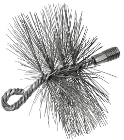 pokm toolsmarket - 1x 250mm Schornsteinbesen Kaminbesen Rußbesen Schornsteinfegerbesen Kaminbürste Ofenrohrbürste, Kaminreiniger Entrußer