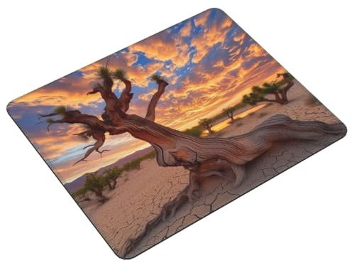 Mouse Pad, Mouse Mat With Stitched Edges, withered tree Desk Mat, Mousepad With Anti-Slip Base, Cool Desk Pad for Keyboard, Apply Resistant Surface for Home Office Gaming Room Mouse Pad 300x250mm w-50