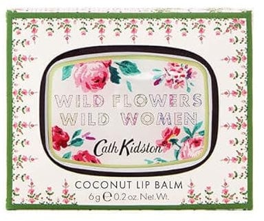 Cath Kidston Lip Balm 6g in Display Tray and Compact Mirror, Shea Butter and Cocoa Seed Butter, Travel Size, Vegan and Cruelty Friendly, Birthday and Beauty Gift For Her