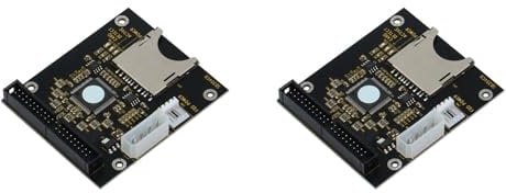 worien 2X Adapter Karte 3.5 IDE SD 3.5 40 Pin Stecker IDE Platten Laufwerk SD Karte zu IDE 40P Stecker Adapter Karte