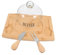 OUNONA 1 Juego caja de mantequilla plato de mantequilla porta queso para heladera mantequera ancha Quesero para heladera cajas de almacenamiento de mantequilla de madera