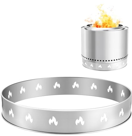 VEVOR Fire Pit Stand for Solo Stove Bonfire, 68.6 cm Smokeless Fire Pit Ring, Stainless Steel Fireplace Stove Ranger Support Frame Accessory, Portable Outdoor Camping Holder Tools for Fireplace