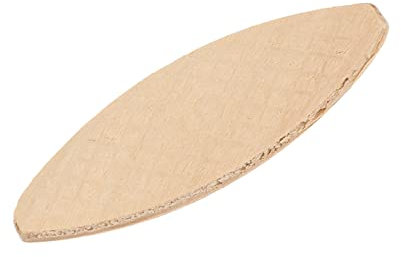 Biscuiti in Legno Massiccio 100pc per Falegnameria, 0# 10# 20# Kit Biscuit Wood Taglia 10 con Dimensioni (10#)