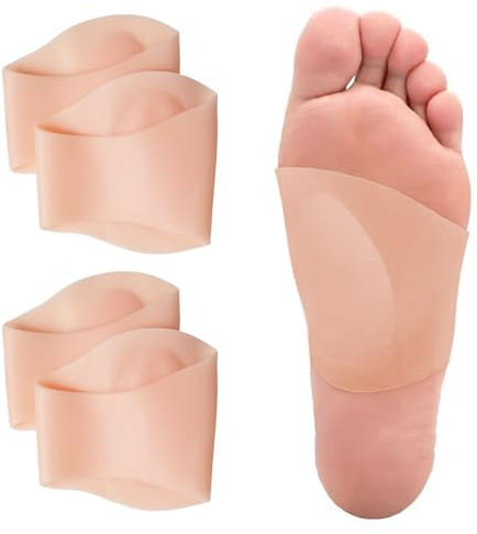 XINIFOOT Fußgewölbebandage, orthopädische Linderung bei Plattfüßen und Schmerzen im Fußgewölbe, Unisex, Unterstützung für Männer und Frauen (klein, 2 Paar)