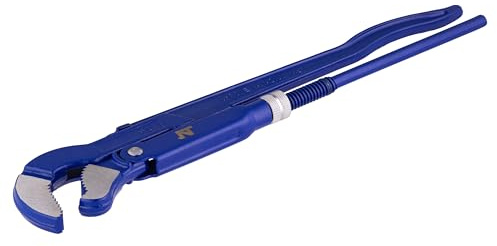 Clé serre-tube suédoise 45° 11/2 – serrage max 55 millimètres – mâchoires double dentelure – molette de verrouillage – manche long ergonomique – NOYON & THIEBAULT