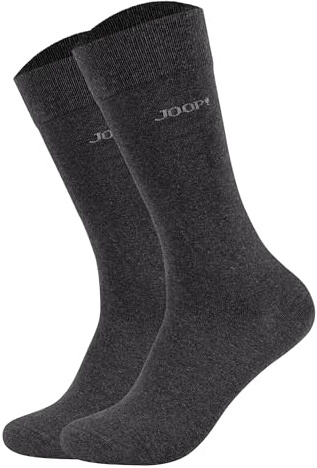 Joop! Unisex Socken, 2er Pack - Premium Essential Organic Cotton Socks, Logo, einfarbig