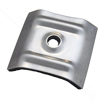 Kalotten Trapez für Wellplatten 70/18 und 76/18 100er Pack Kalotte Alu blank mit Moosgummi