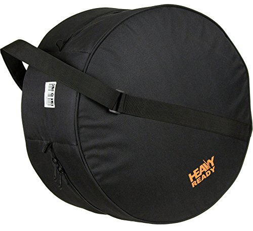 ProTec Heavy Ready HR6514 Instrumententasche, für Kleine Trommel, gepolstert, 16,51 x 35,56 cm, Schwarz