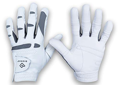 BIONIC Herren Performance-Grip Pro Left Hand Golfhandschuh - Weiß - ML