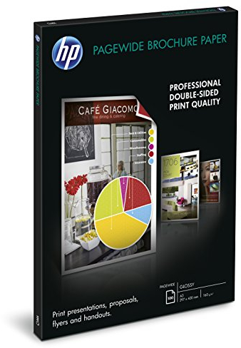 HP PageWide A3 Broschüren Druckerpapier (100 Blatt, DIN A3, Glossy)